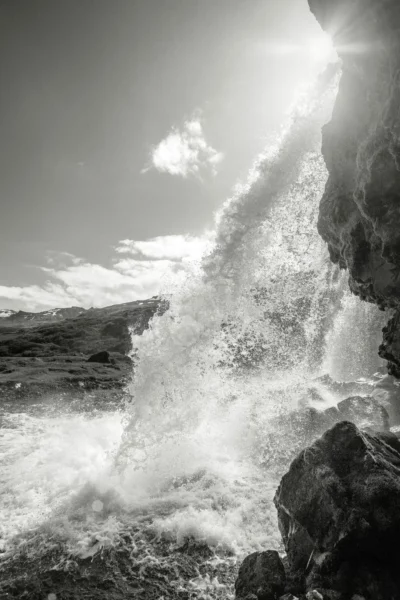 Wasserfall, Island 2015